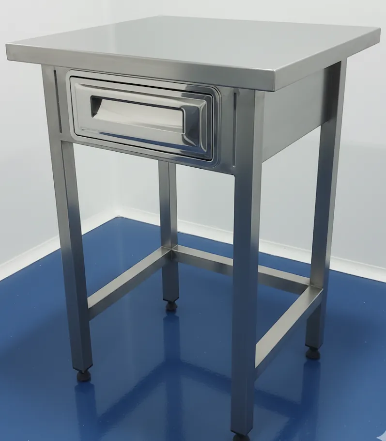 Inox sto sa jednom fiokom za laboratoriju