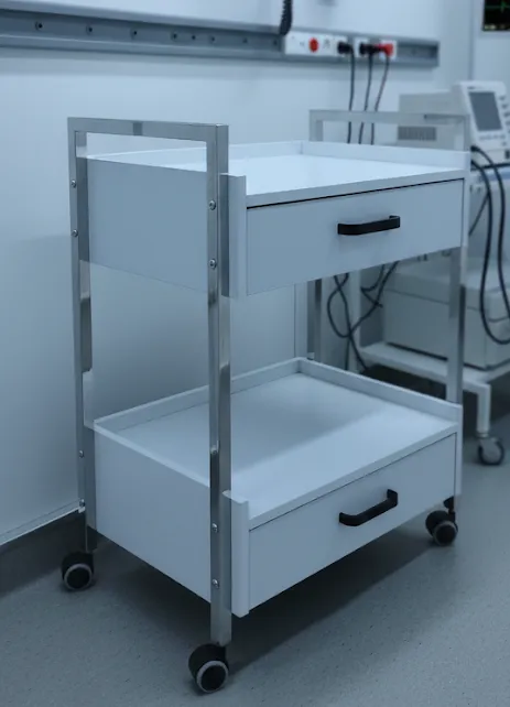 Komoda kolica Univer/Inox za EKG i slične aparate